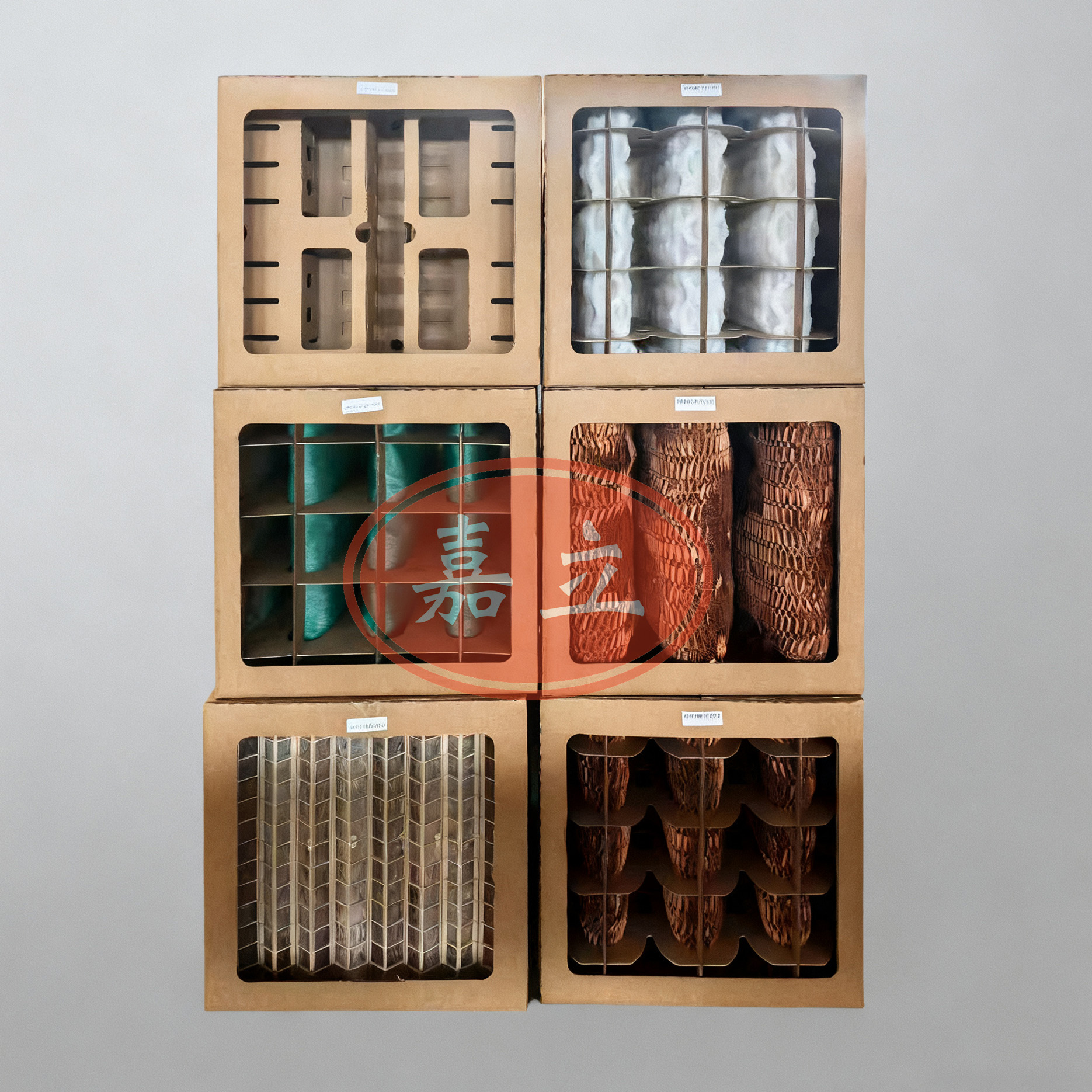 阿里纸盒式漆雾过滤纸箱